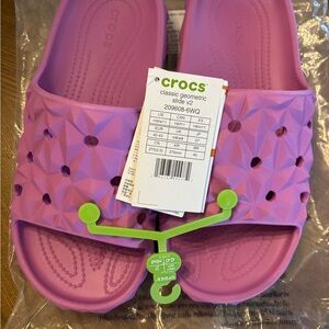 CROCS women/men Geometric Slide